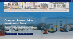 Desktop Screenshot of olm-macchine.it